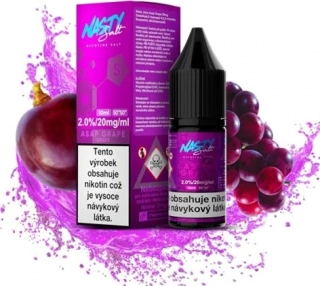 E-liquid Nasty Salt Asap Grape 10ml - 20mg