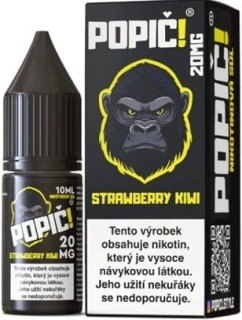 E-liquid POPIČ! Salt Strawberry Kiwi 10ml - 20mg