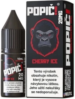 E-liquid POPIČ! Salt Cherry Ice 10ml - 20mg