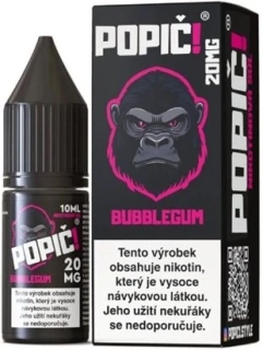 E-liquid POPIČ! Salt Bubblegum 10ml - 20mg