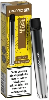 Elektronická cigareta EMPORIO POD 500mAh Lemon & Lime 20mg