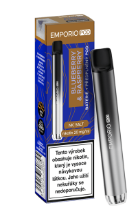 Elektronická cigareta EMPORIO POD 500mAh Blueberry & Raspberry 20mg