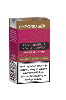 EMPORIO POD cartridge Kiwi, Passionfruit & Guawa 20mg 1Pack