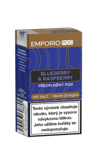 EMPORIO POD cartridge Blueberry & Raspberry 20mg 1Pack