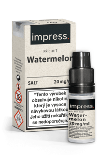 E-liquid IMPRESS SALT Watermelon 10ml - 20mg