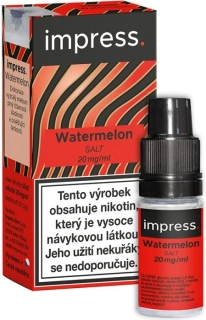 E-liquid IMPRESS SALT Watermelon 10ml - 20mg