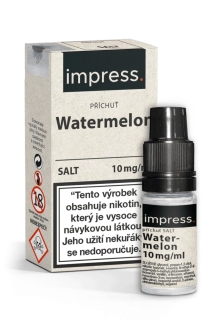E-liquid IMPRESS SALT Watermelon 10ml - 10mg