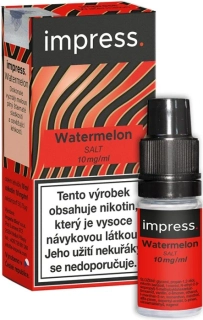E-liquid IMPRESS SALT Watermelon 10ml - 10mg