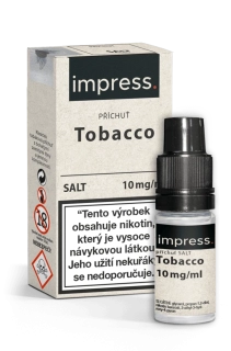 E-liquid IMPRESS SALT Tobacco 10ml - 10mg