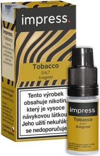 E-liquid IMPRESS SALT Tobacco 10ml - 5mg