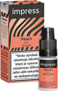 E-liquid IMPRESS SALT Peach 10ml - 20mg