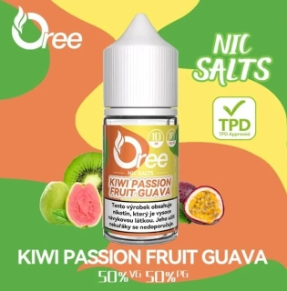 E-liquid Oree SALT Kiwi Passion Fruit Guava 10ml - 18mg