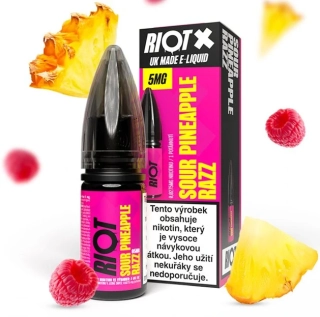 E-liquid RIOT X Salt Sour Pineapple Razz 10ml - 10mg