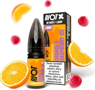 E-liquid RIOT X Salt Orange & Raspberry Ice 10ml - 20mg