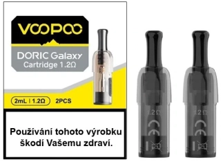 Náhradní cartridge (POD) VOOPOO DORIC Galaxy 1,2ohm / 2ml (2Pack)