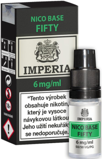 Nikotinová báze IMPERIA Fifty PG50/VG50 10ml - 6mg