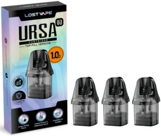 Náhradní cartridge (POD) Lost Vape Ursa Pod V3 1ohm / 2,5ml (3Pack)