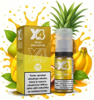 E-liquid X4 Bar Juice Jungle Fruit Mix 10ml - 20mg