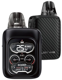 Elektronická cigareta Lost Vape URSA Baby 3 Pro Pod 1300mAh Black Carbon