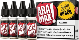 E-liquid ARAMAX 4Pack Berry Mint 4x10ml / 18mg