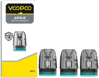 Náhradní cartridge (POD) VOOPOO ARGUS Top Fill V2 0,4ohm / 2ml (3Pack)