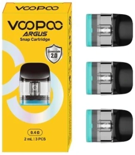 Náhradní cartridge (POD) VOOPOO ARGUS SNAP Top Fill 0,4ohm / 2ml (3Pack)