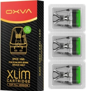 Náhradní cartridge (POD) OXVA Xlim Top Fill SS 1,2ohm / 2ml (3Pack)