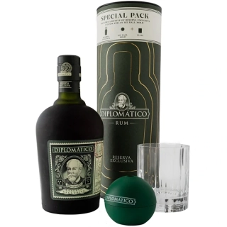 Diplomatico Reserva Exclusiva 12YO 0,7l 40% (dárkové balení 1 sklenička)