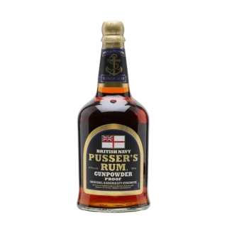 Pusser's British Navy Black Label Gunpowder 0,7L 54,5%
