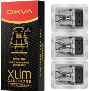 Náhradní cartridge (POD) OXVA Xlim Top Fill SS 0,6ohm / 2ml (3Pack)