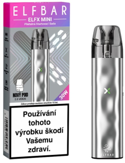 Elektronická cigareta Elf Bar ELFX Mini 1000mAh Silver