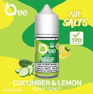 E-liquid Oree SALT Cucumber Lemon 10ml - 10mg