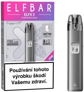 Elektronická cigareta Elf Bar ELFX 2 1700mAh Space Grey