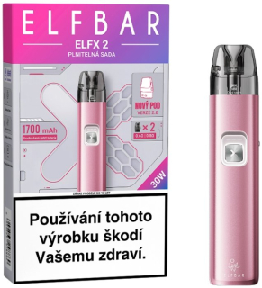 Elektronická cigareta Elf Bar ELFX 2 1700mAh Berry Pink
