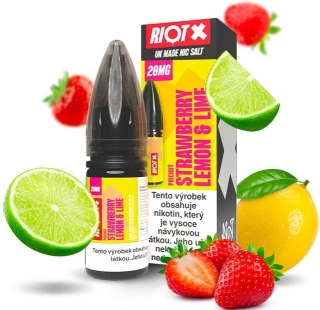E-liquid RIOT X Salt Strawberry Lemon & Lime 10ml - 20mg
