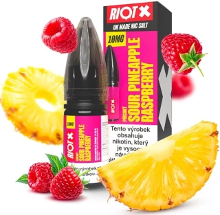 E-liquid RIOT X Salt Sour Pineapple Raspberry 10ml - 20mg