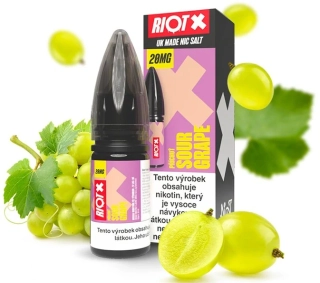 E-liquid RIOT X Salt Sour Grape 10ml - 10mg