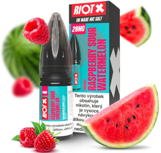 E-liquid RIOT X Salt Raspberry Sour Watermelon 10ml - 20mg