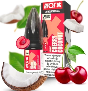 E-liquid RIOT X Salt Cherry Coconut 10ml - 10mg