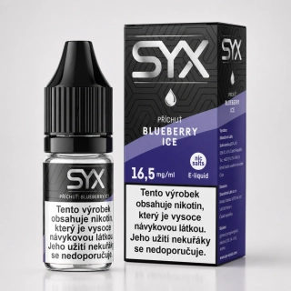 E-liquid SYX NS BLUEBERRY ICE 10ml - 16,5mg