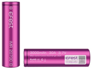 Akumulátor Efest 20700 3000mAh 30A