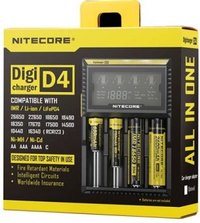 Inteligentní nabíječka Nitecore D4