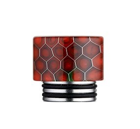 Náustek resin 810 Snake Pattern Red