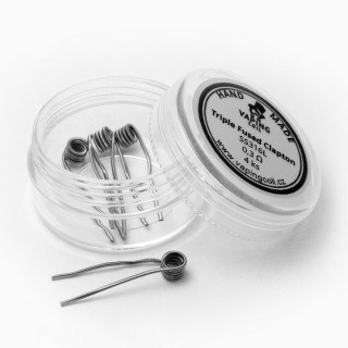 Předmotané spirálky VapingCoil Triple Fused Clapton SS316 0.3ohm / 4ks