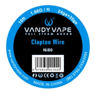 Odporový drát Vandy Vape Clapton Ni80 0.5+0.14 - 3m
